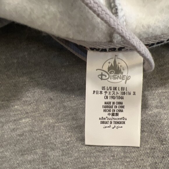 Disney Women's Gray Star Wars Holiday Pullover Hoodie Sweatshirt Large New - Picture 7 of 7